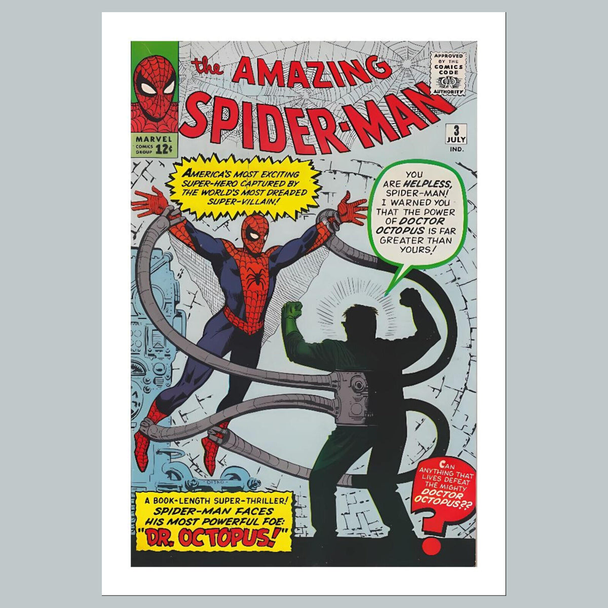 1764 Amazing Spider-Man 8x10 Glossy Photo Comic Book Cover Fast-Secure Shipping