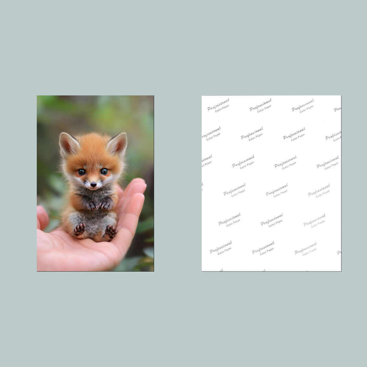 1326 Fox Mini Scared 8x10 Glossy Photo - Fast-Secure Shipping MS