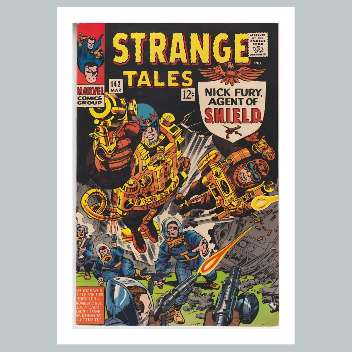 2485 Strange Tales 8x10 Glossy Photo Comic Book CoverFast-Secure Shipping
