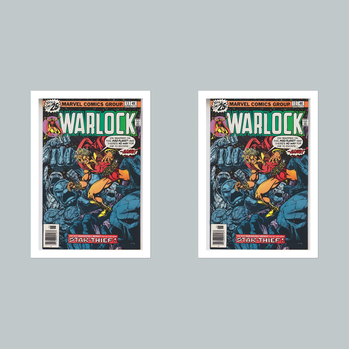 2505 Warlock 8x10 Glossy Photo Comic Book CoverFast-Secure Shipping