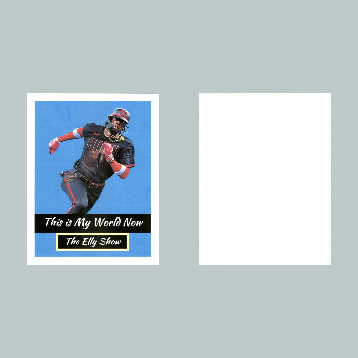 0045 P-8X10 Elly De La Cruz My World-Blue Glossy Photo Fast-Secure Shipping BBL