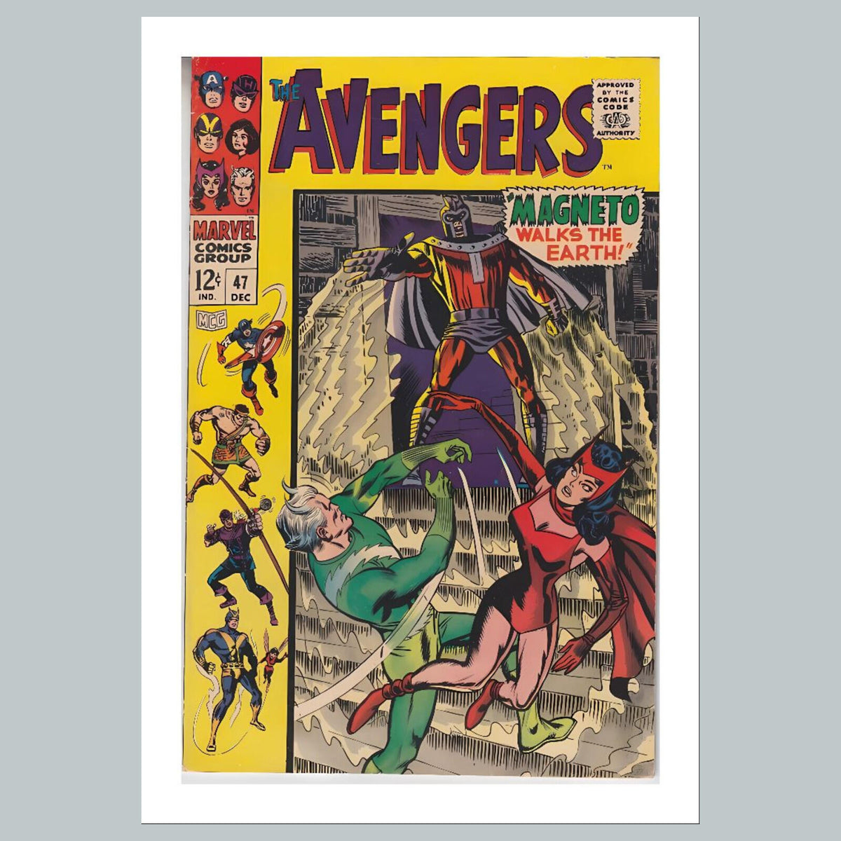 1862 Avengers 8x10 Glossy Photo Comic Book Cover Fast-Secure Shipping