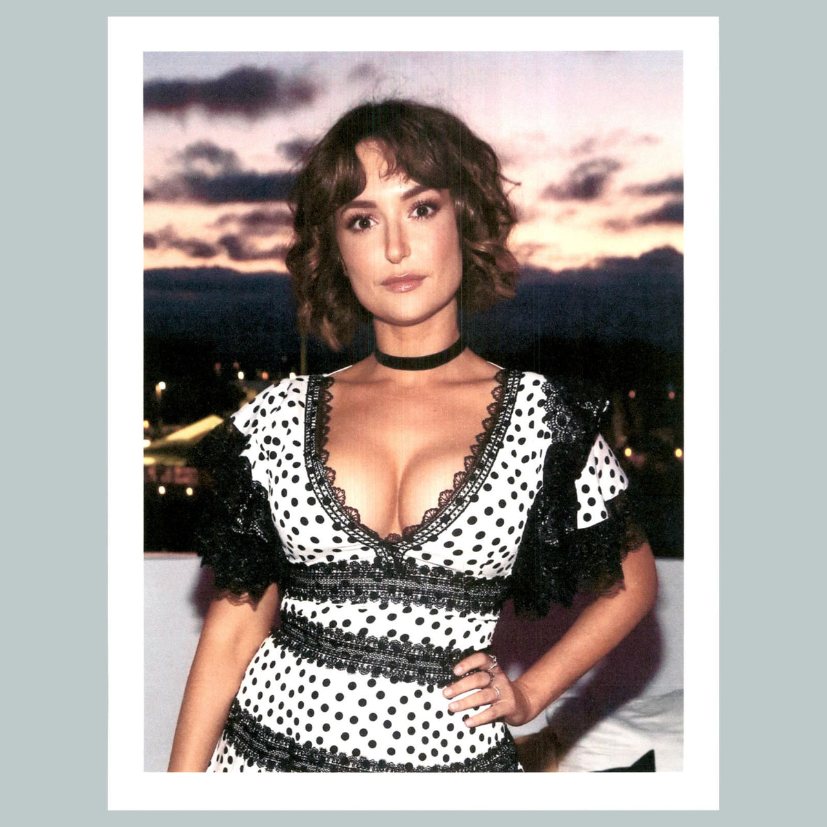 0039 P-8X10 Pinup Polka Dots Glossy Photo Fast-Secure Shipping