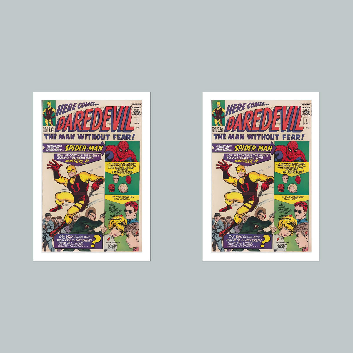 1913 Daredevil 8x10 Glossy Photo Comic Book Cover Fast-Secure Shipping