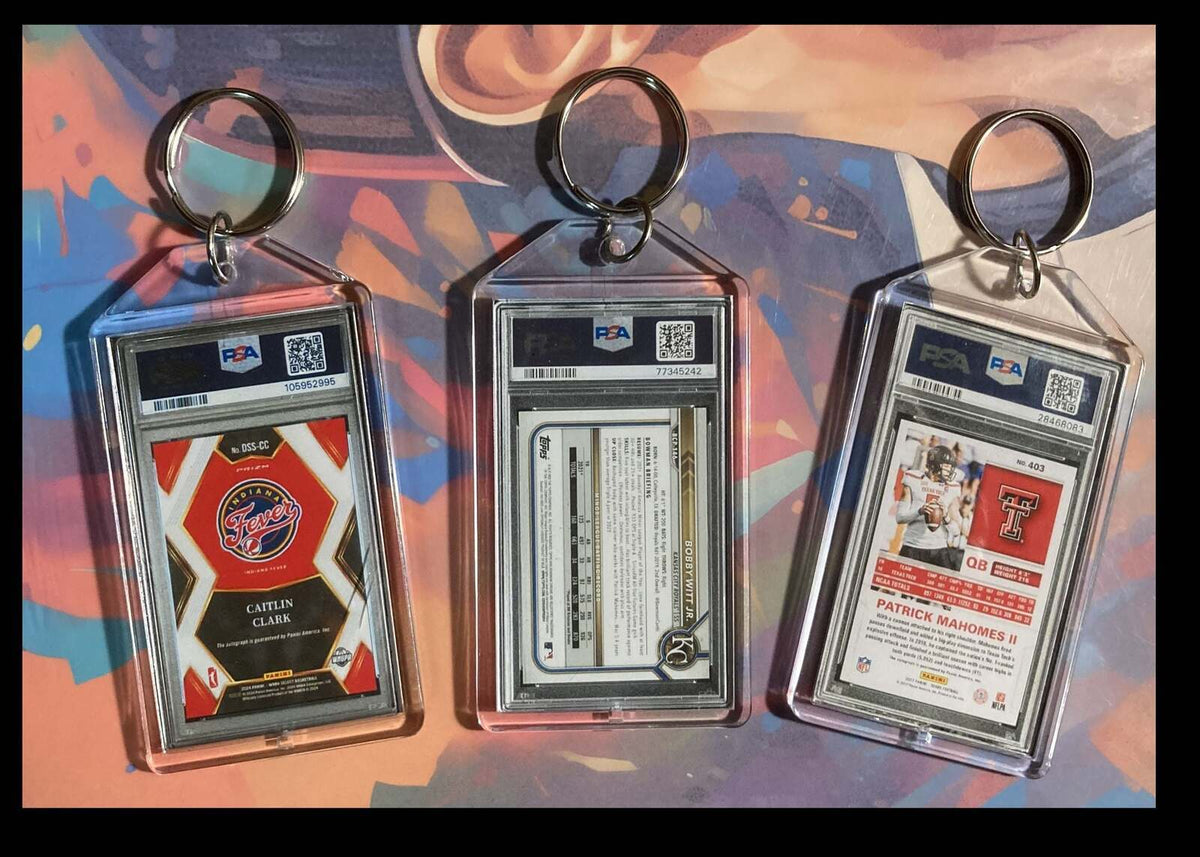 3259 Caitlin Clark-Witt-Mahomes 3 Pack Bundle Keychains