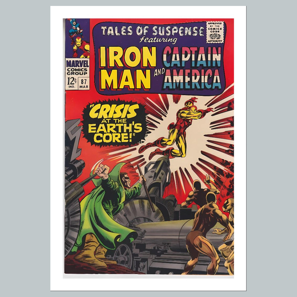 2460 Tales Of Suspense 8x10 Glossy Photo Comic Book CoverFast-Secure Shipping
