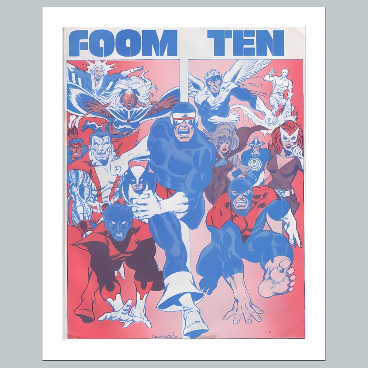 2168 Foom Ten 8x10 Glossy Photo Comic Book Cover Fast-Secure Shipping