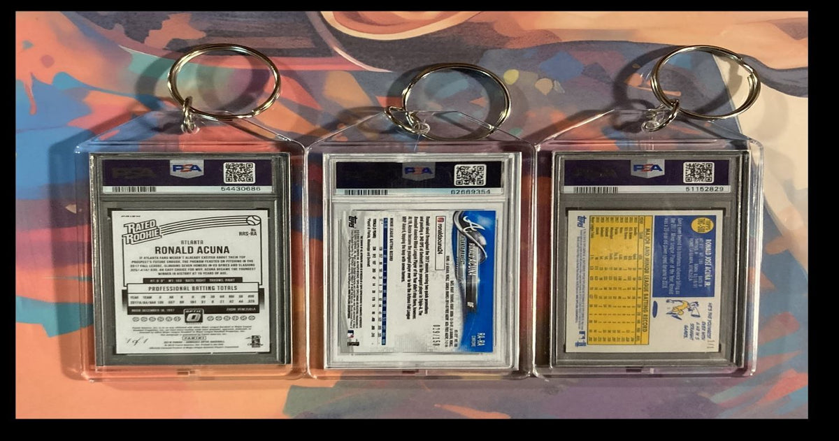 3146B Ronald Acuna Jr 3 Keychains