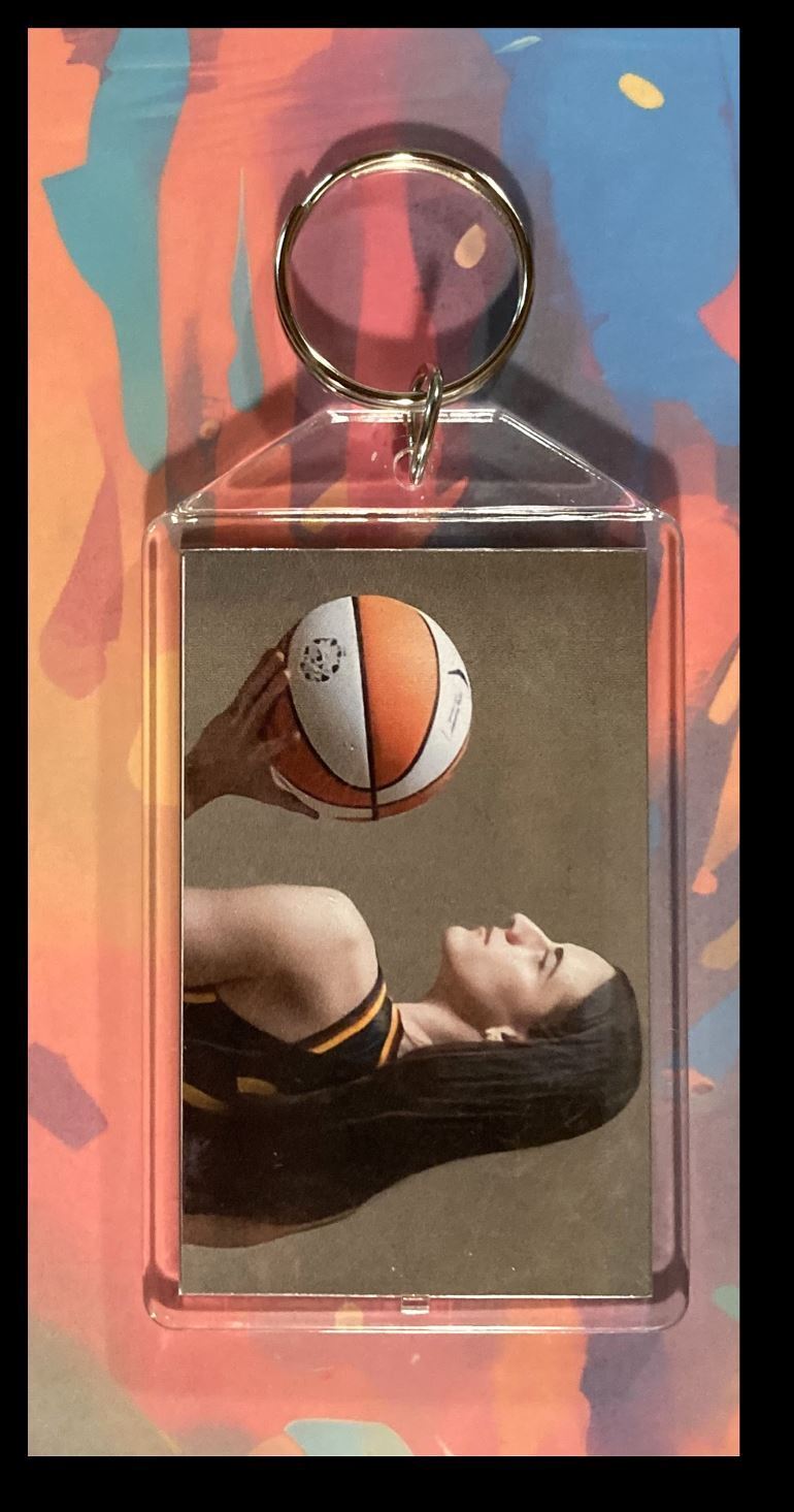3324 Caitlin Clark Custom Hand Made Keychain - Makes A Great Gift