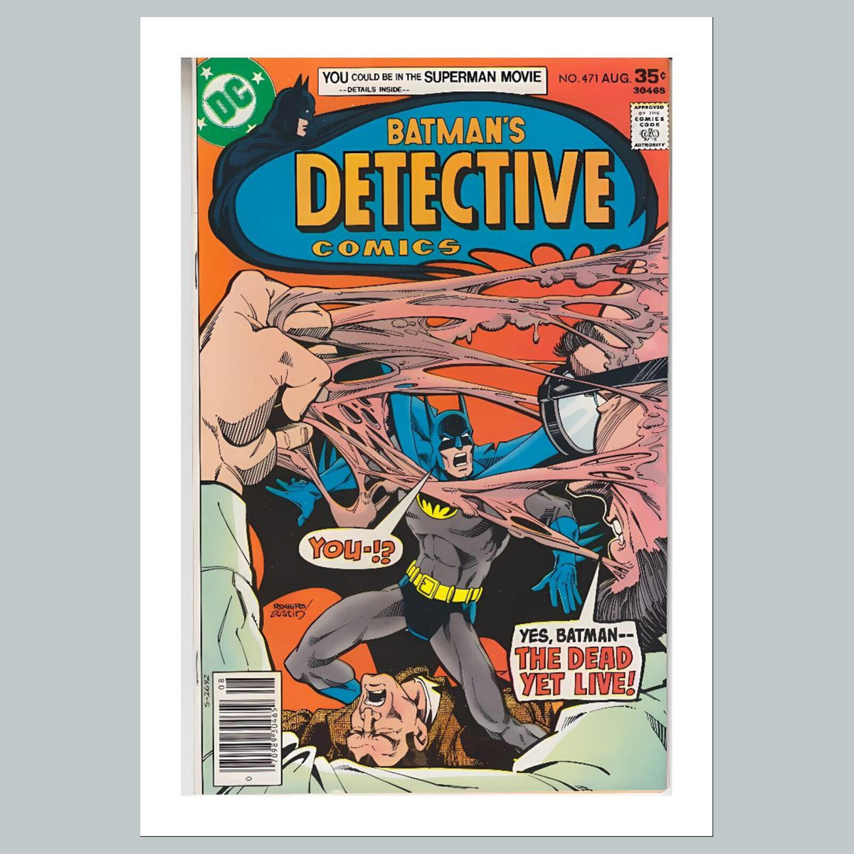 2000 Batmans Detective 8x10 Glossy Photo Comic Book Cover Fast-Secure Shipping