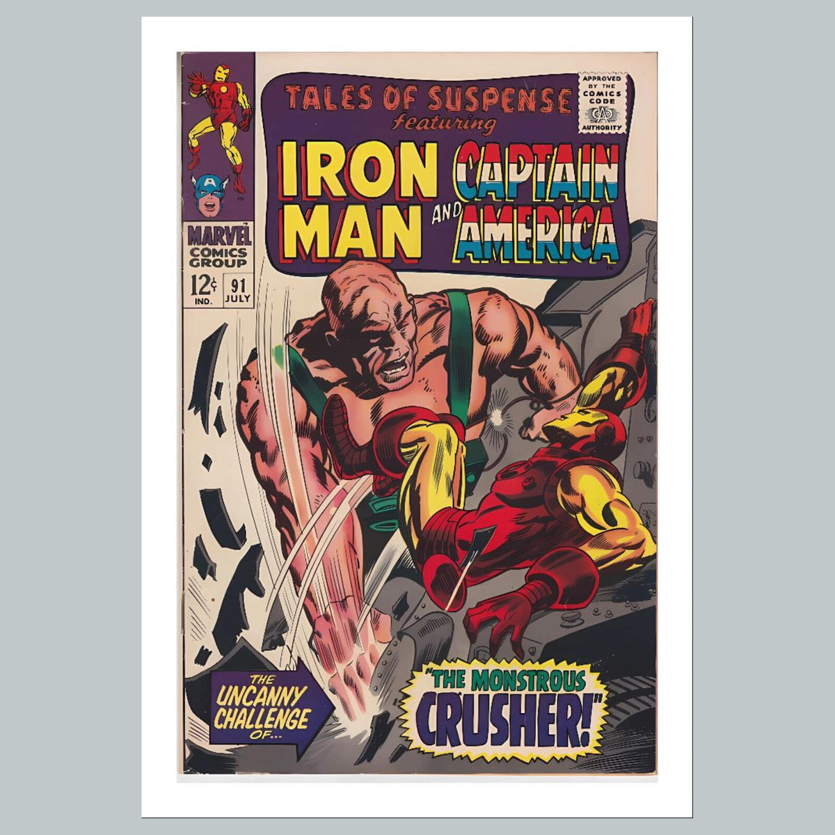 2457 Tales Of Suspense 8x10 Glossy Photo Comic Book CoverFast-Secure Shipping