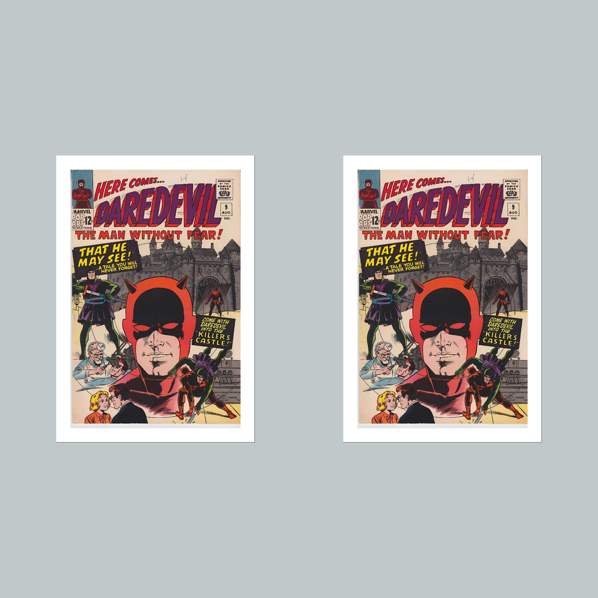 1846 Daredevil 8x10 Glossy Photo Comic Book Cover Fast-Secure Shipping