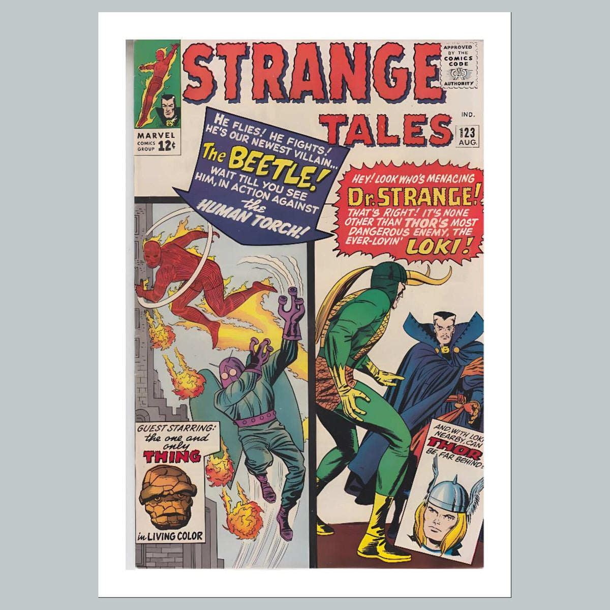 2518 Strange Tales 8x10 Glossy Photo Comic Book CoverFast-Secure Shipping