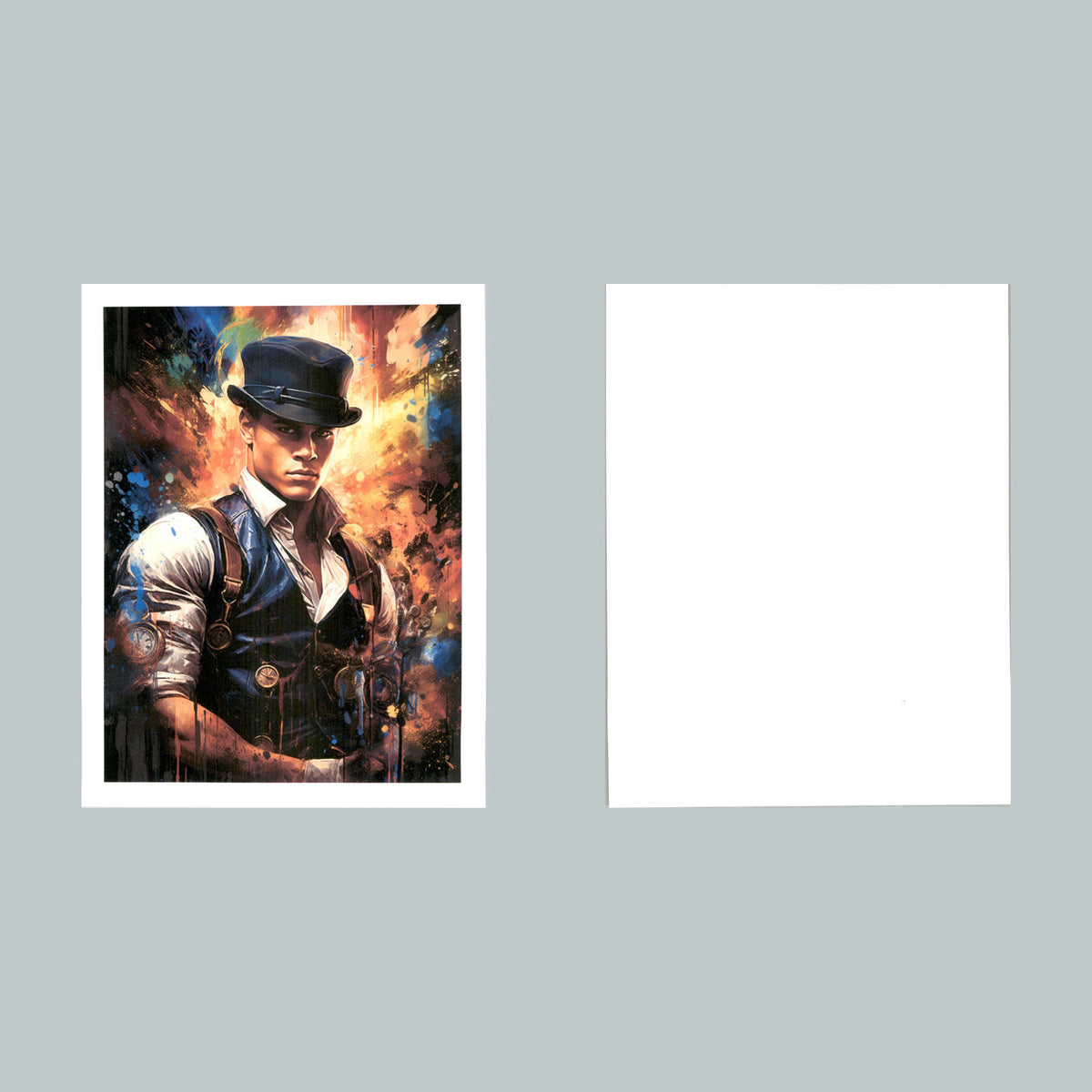 0138 P -8X10 Aaron Judge Steampunk with Top Hat Glossy Photo Fast Shipping BBL