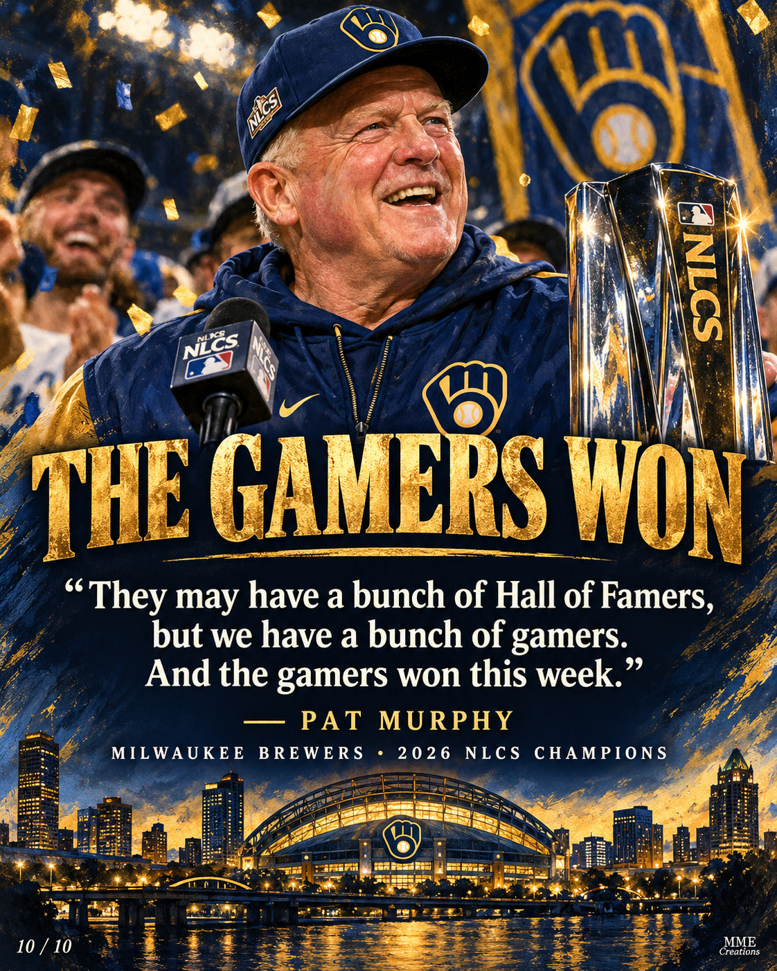4977 Brewers 2026 NLCS Complete 10 Print 8x10 Glossy Bundle