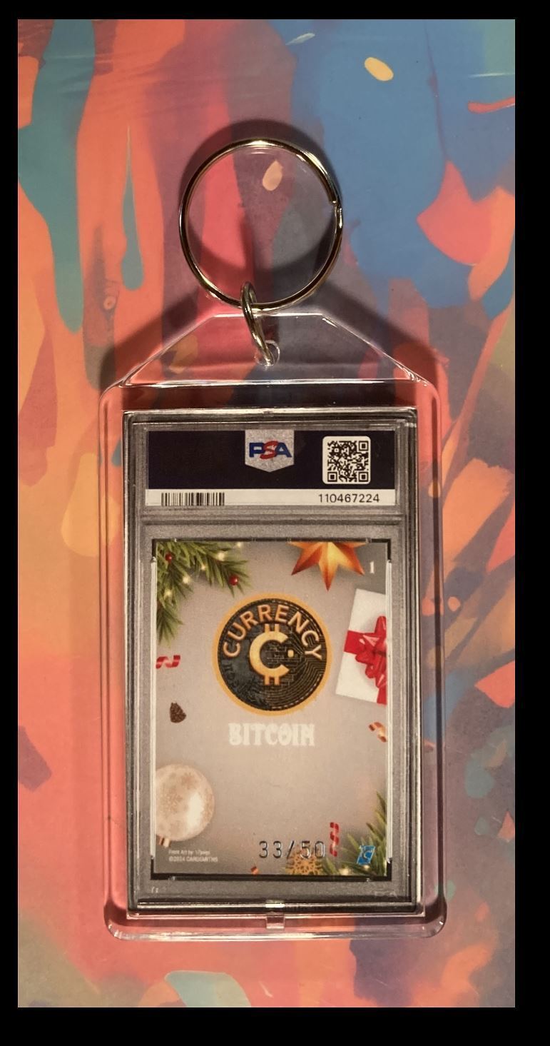 3181 Currency Holiday 2024 Silver - Custom Made Keychain - Makes A Great Gift