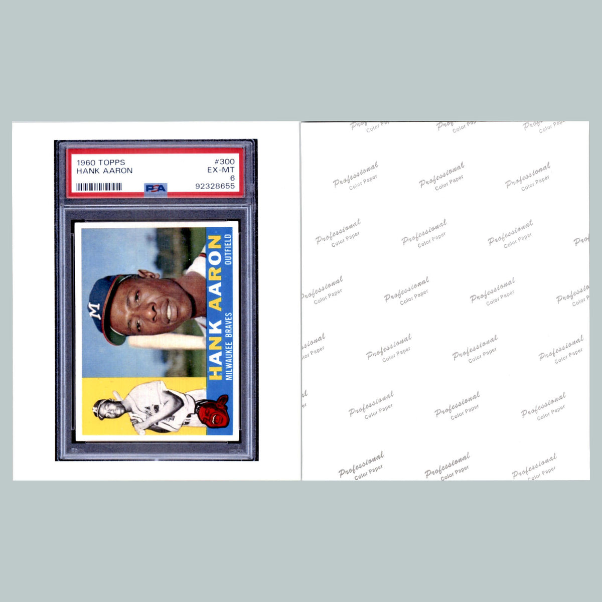0974B Hank Aaron/Montana/Dr J/Brown/DiMaggio 5 Legends 8x10 Glossy Photos BBL
