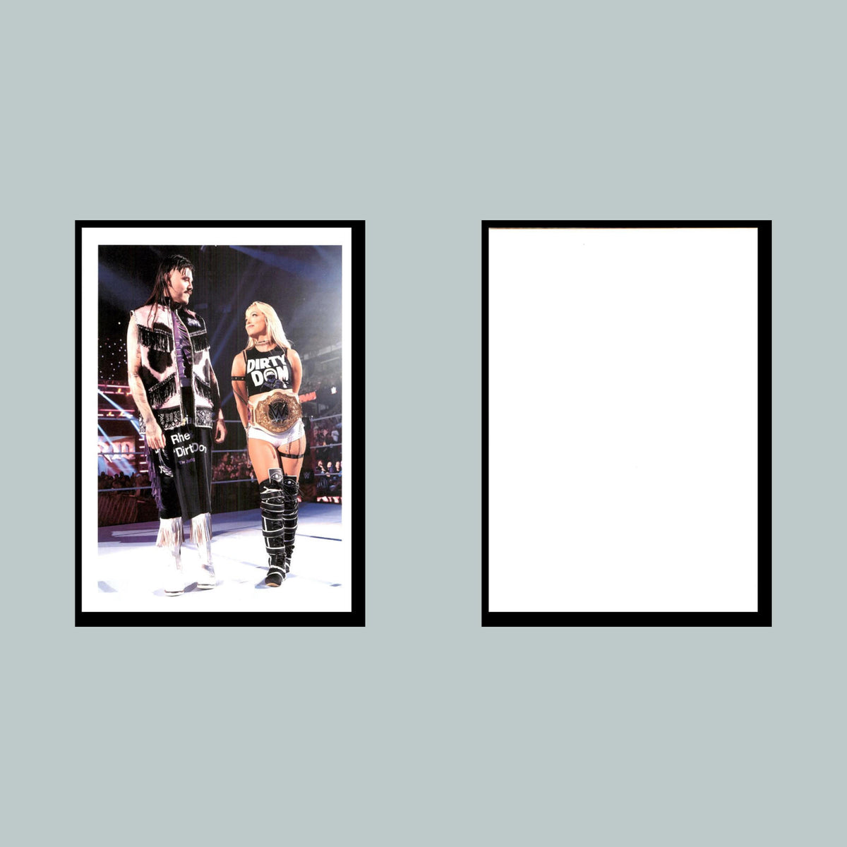 0099P 8X10 Liv Morgan & Dirty Dom In Ring Glossy Photo Fast-Secure Shipping