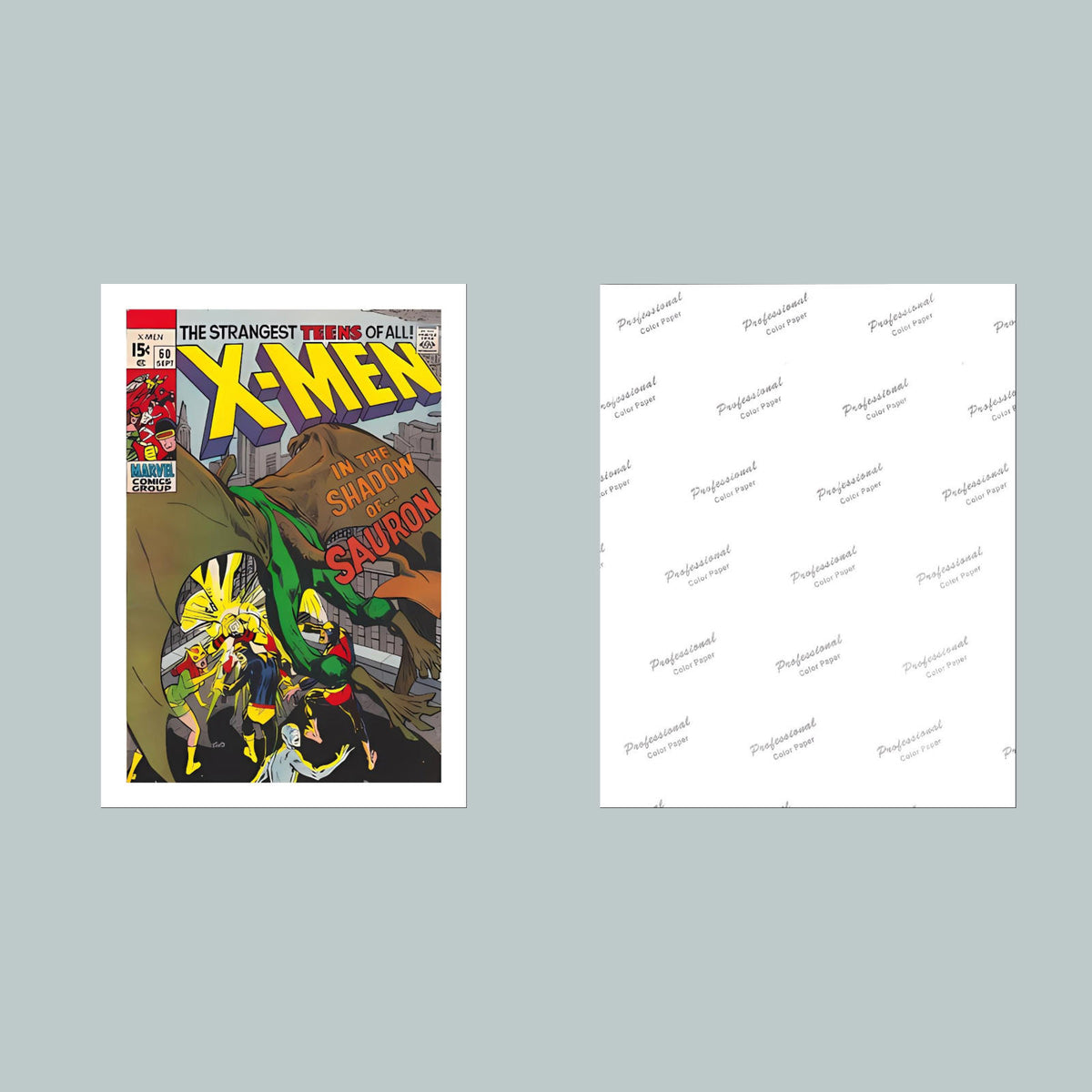 1592 X-Men September 1969 8x10 Glossy Photo Comic Book Cover