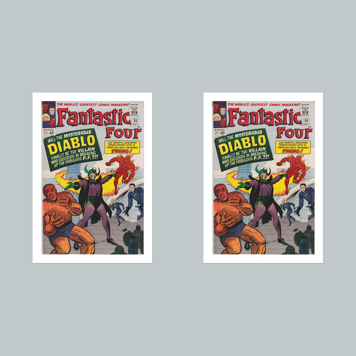 1967 Fantastic Four 8x10 Glossy Photo Comic Book Cover Fast-Secure Shipping