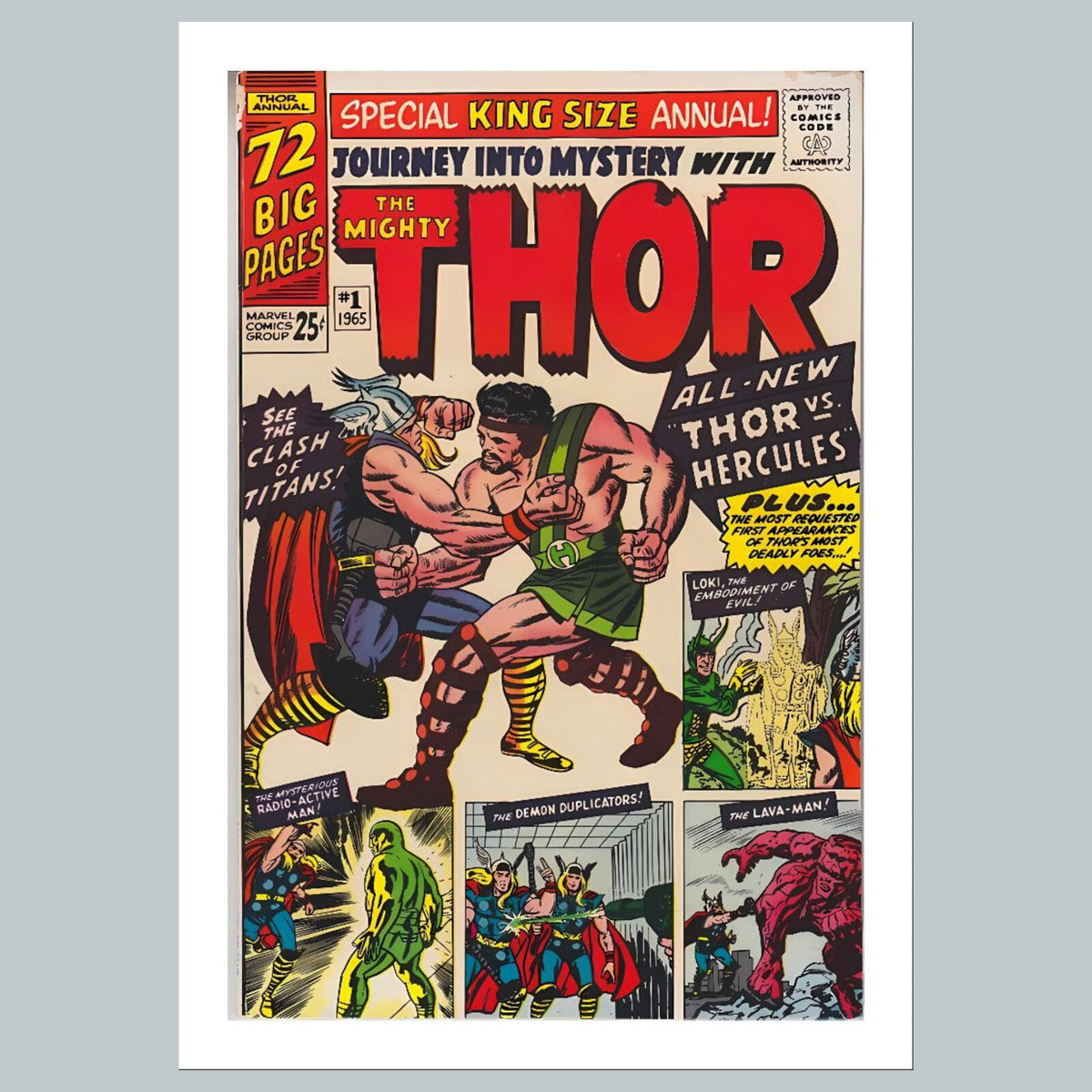 2572 Thor 8x10 Glossy Photo Comic Book CoverFast-Secure Shipping