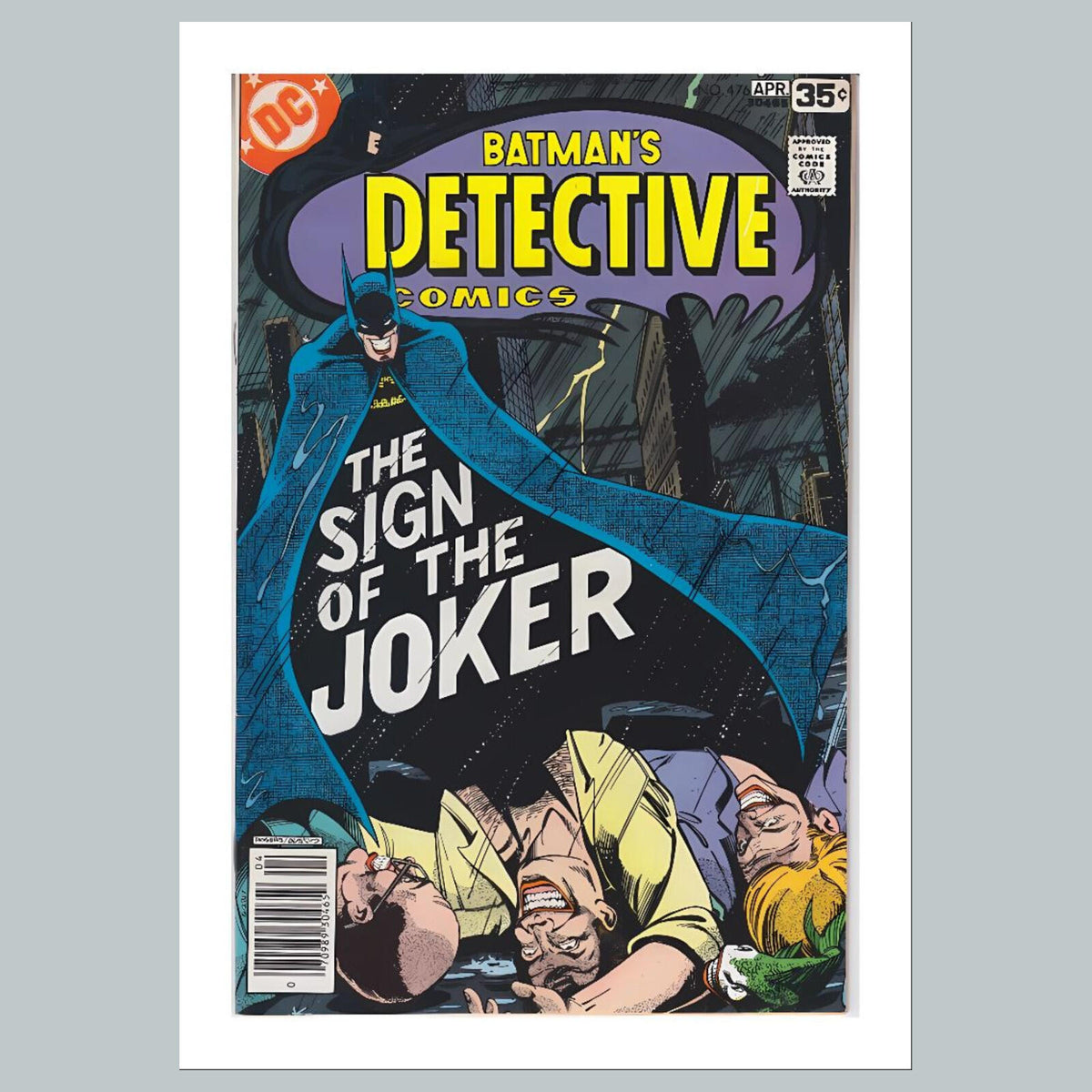 2013 Batmans Detective 8x10 Glossy Photo Comic Book Cover Fast-Secure Shipping