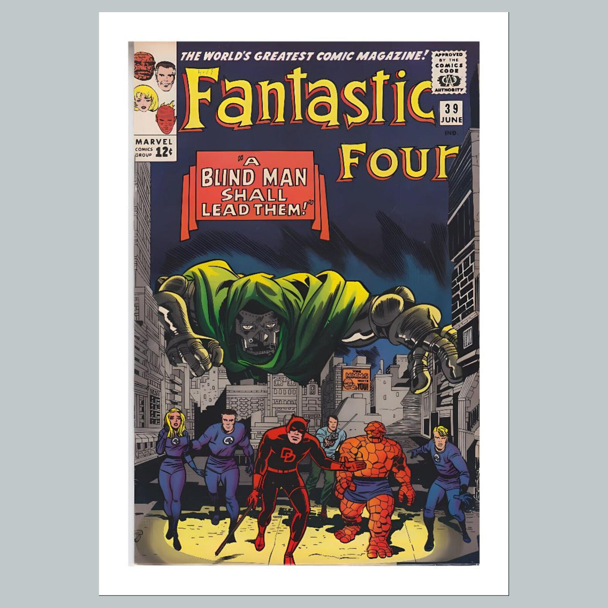1984 Fantastic Four 8x10 Glossy Photo Comic Book Cover Fast-Secure Shipping