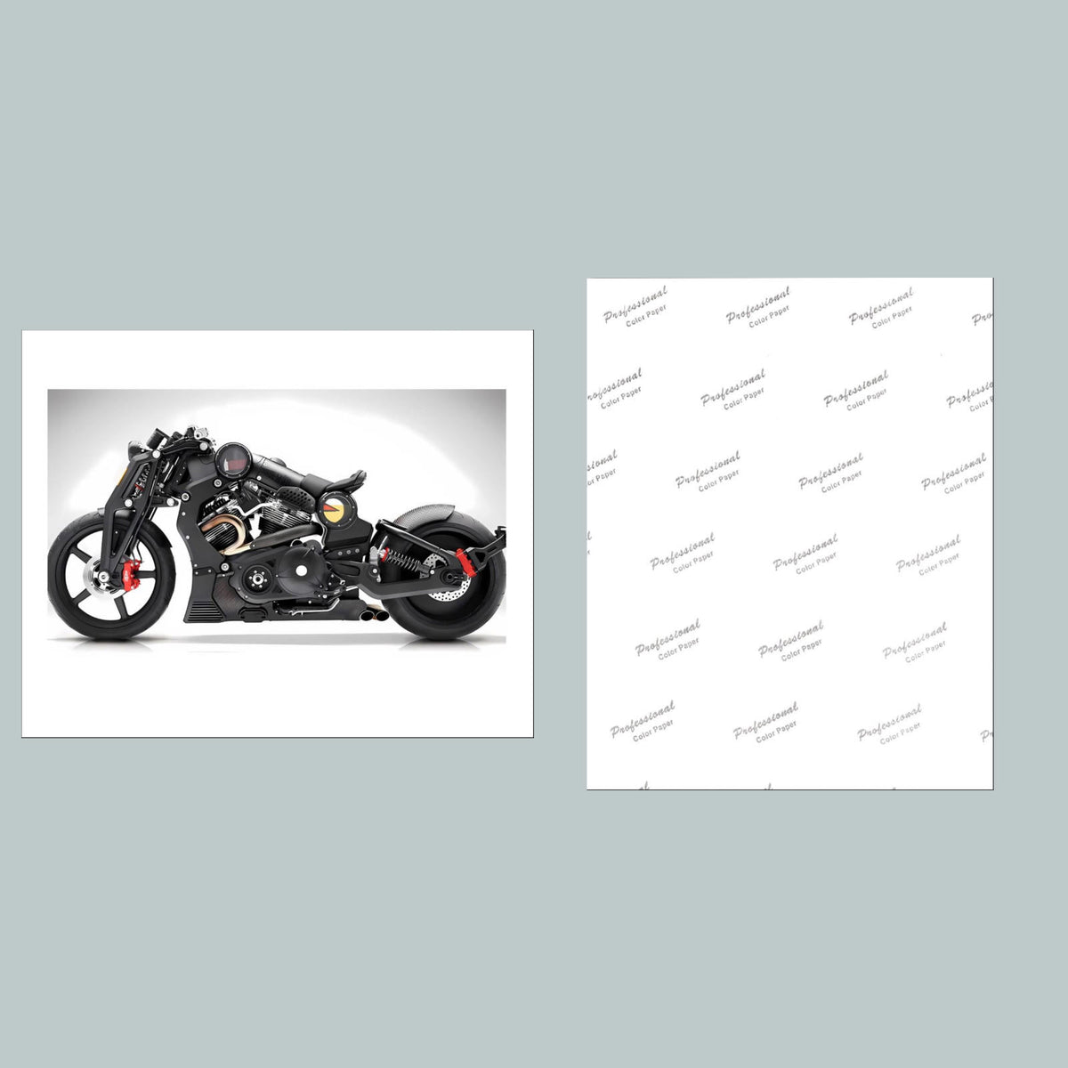 1422 Confederate Motorcycles P51 Fighter Black 8x10 Glossy Photo -Fast Shipping