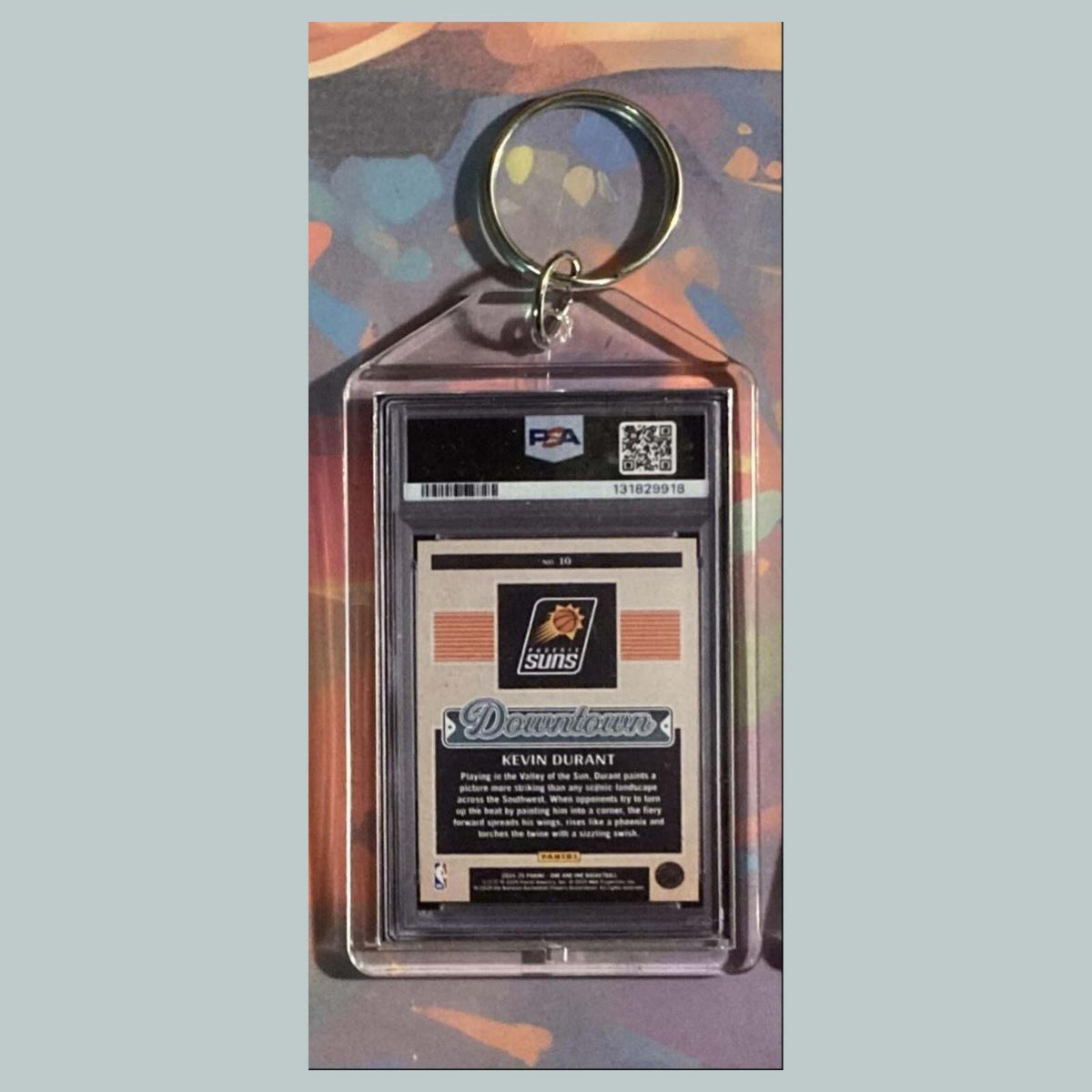 3543 2024 Panini One And One Kevin Durant Downtown Custom Keychain A Great Gift