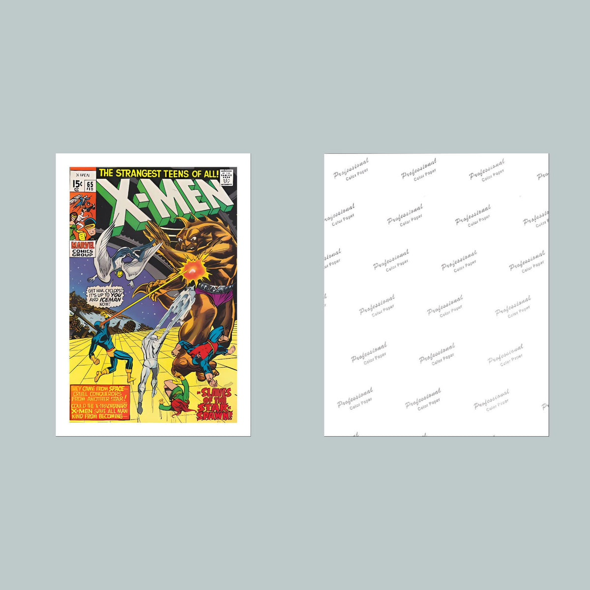 1601 X-Men February 1970 8x10 Glossy Photo Comic Book Cover