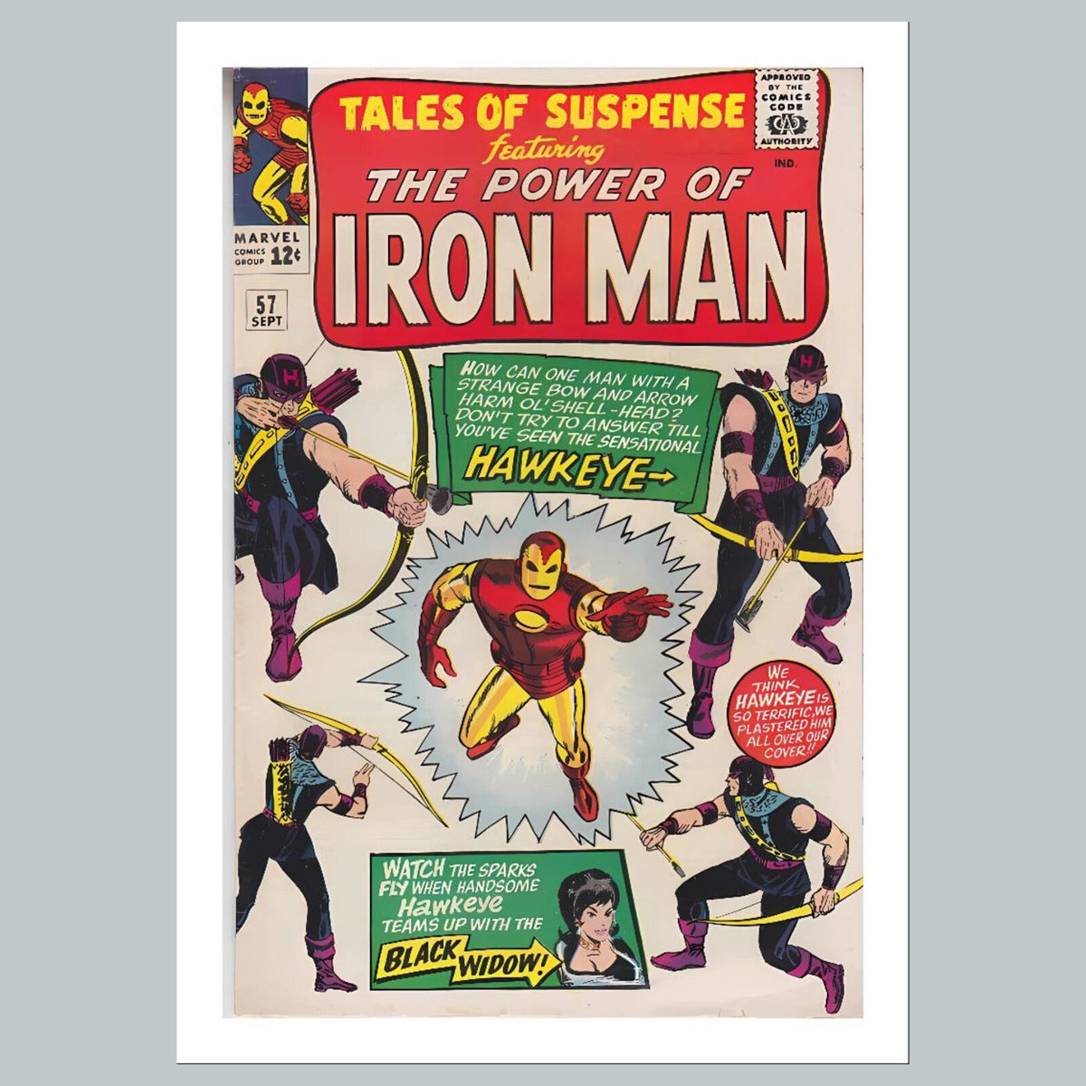 2442 Tales Of Suspense 8x10 Glossy Photo Comic Book Cover Fast-Secure Shipping