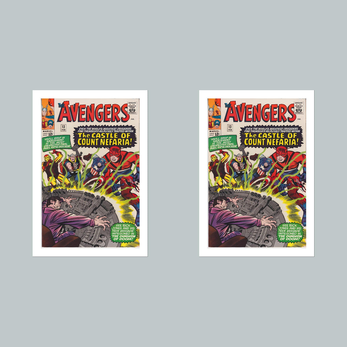 1880 Avengers 8x10 Glossy Photo Comic Book Cover Fast-Secure Shipping