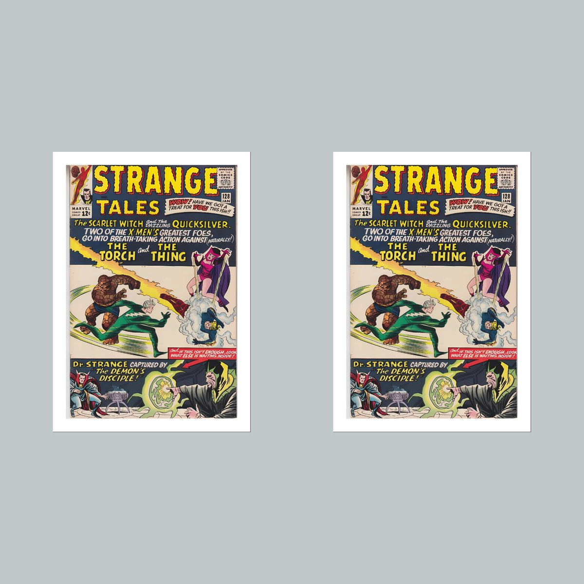 2523 Strange Tales 8x10 Glossy Photo Comic Book CoverFast-Secure Shipping