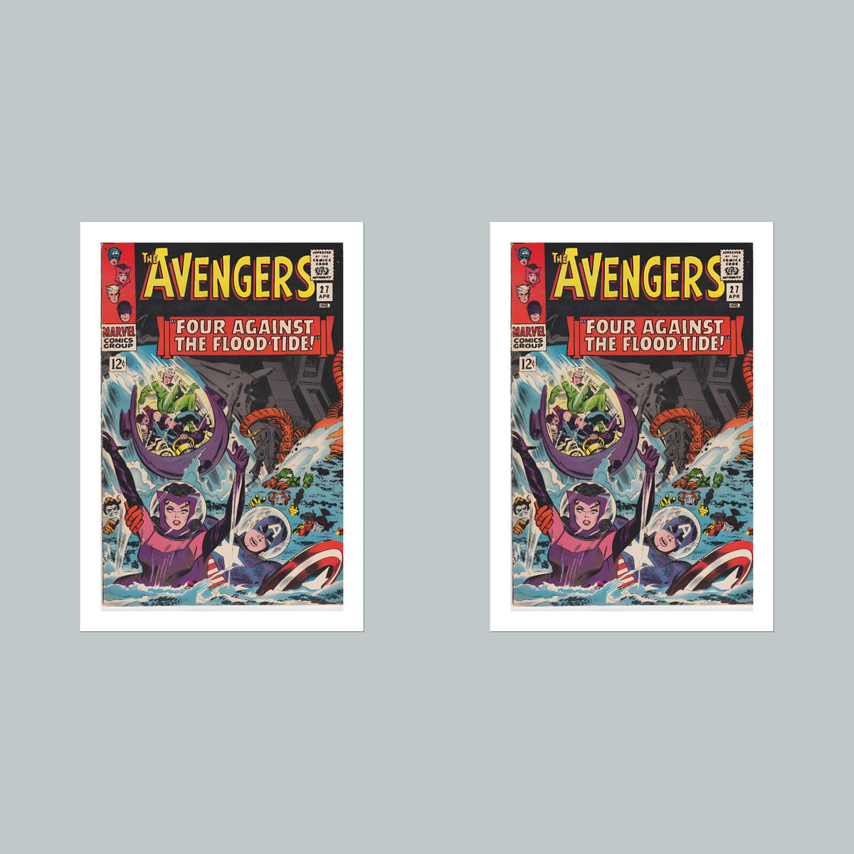 1825 The Avengers 8x10 Glossy Photo Comic Book Cover Fast-Secure Shipping