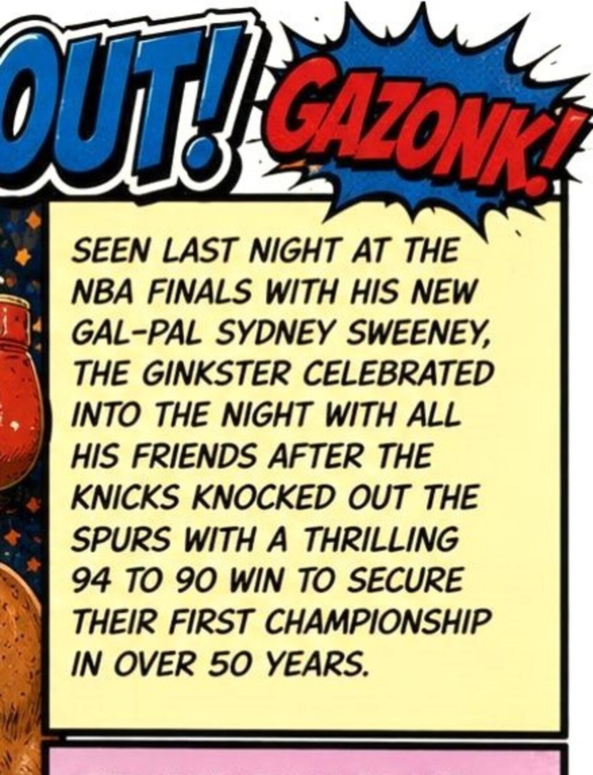 2861 Knicks-Brunson "Knock it Out" Win Big | Ginker’s Instant Reactions 8X10
