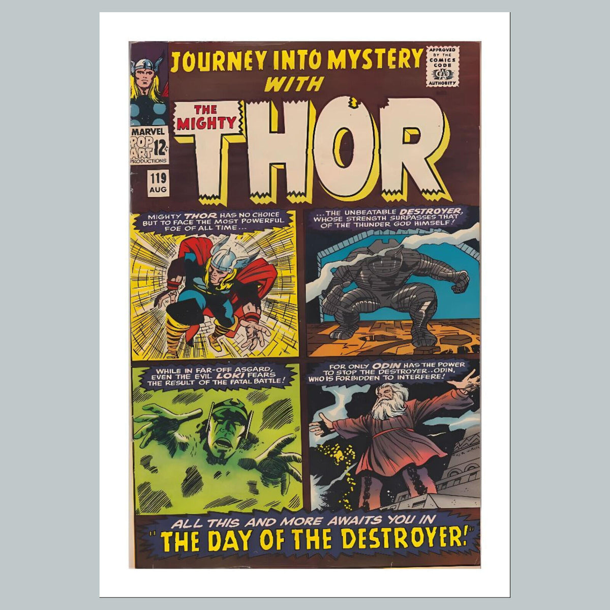 2111 Thor 8x10 Glossy Photo Comic Book Cover Fast-Secure Shipping