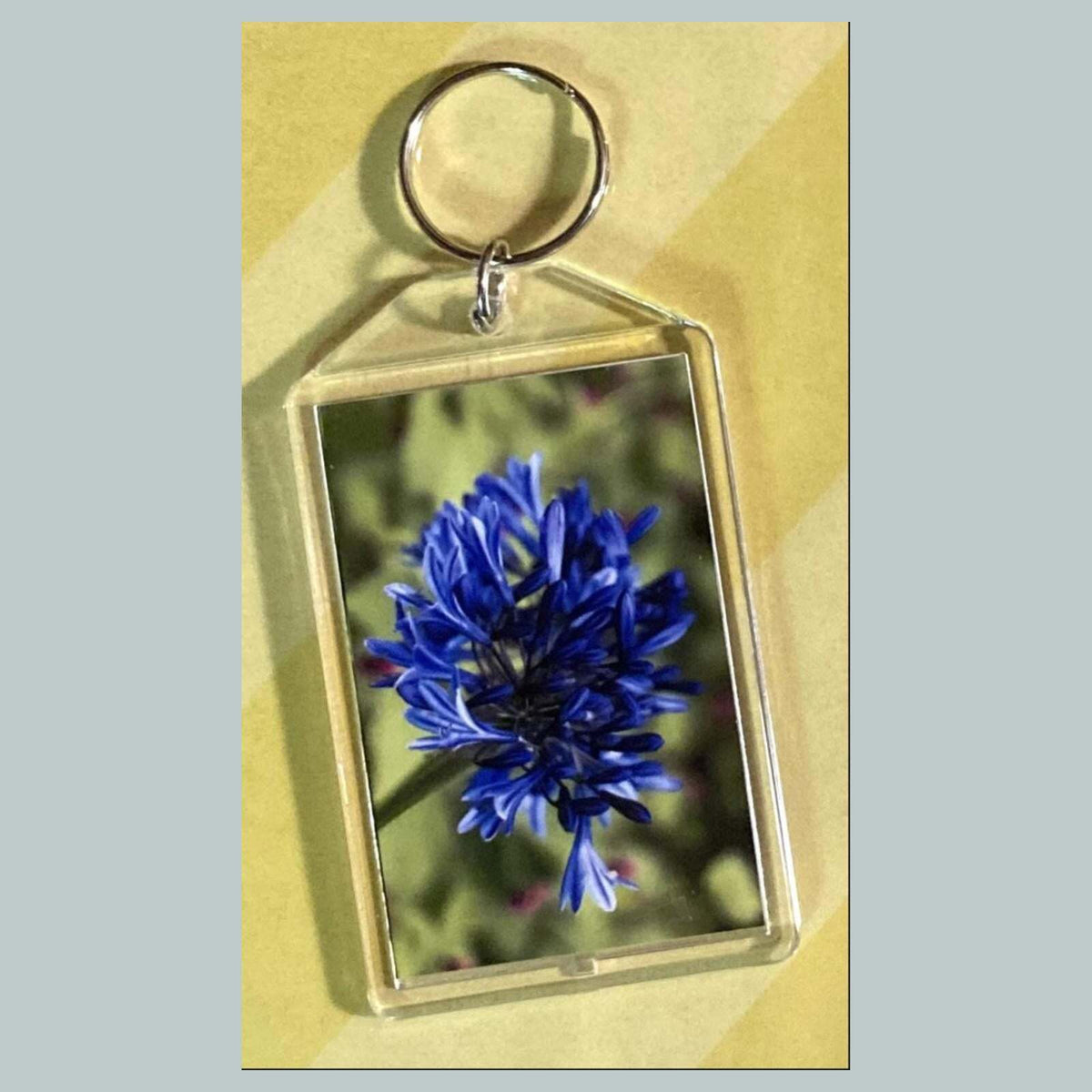 3700 Flowers - Lily of the Nile Custom Hand Made Keychain