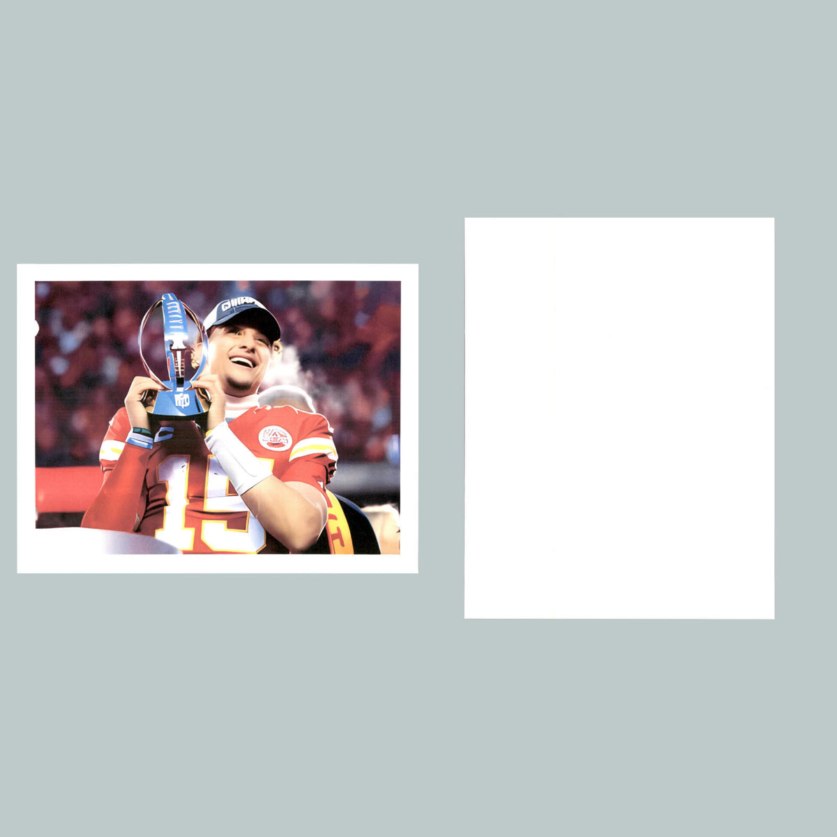 0159 8X10 Patrick Mahomes AFC Champs Glossy Photo Fast Shipping FBL