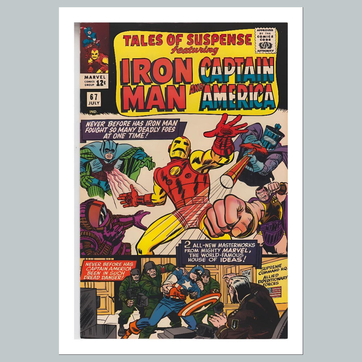 2432 Tales Of Suspense 8x10 Glossy Photo Comic Book Cover Fast-Secure Shipping