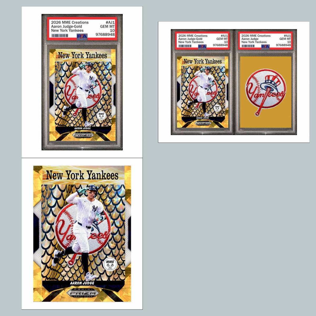 1139 Threefer Bundle Aaron Judge Gold 3 Diff 8x10 Glossy Photos BBL