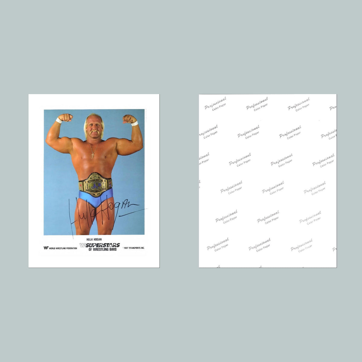 1528 WWF nagoH kluH 8x10 Glossy Photo Fast-Secure Shipping MS