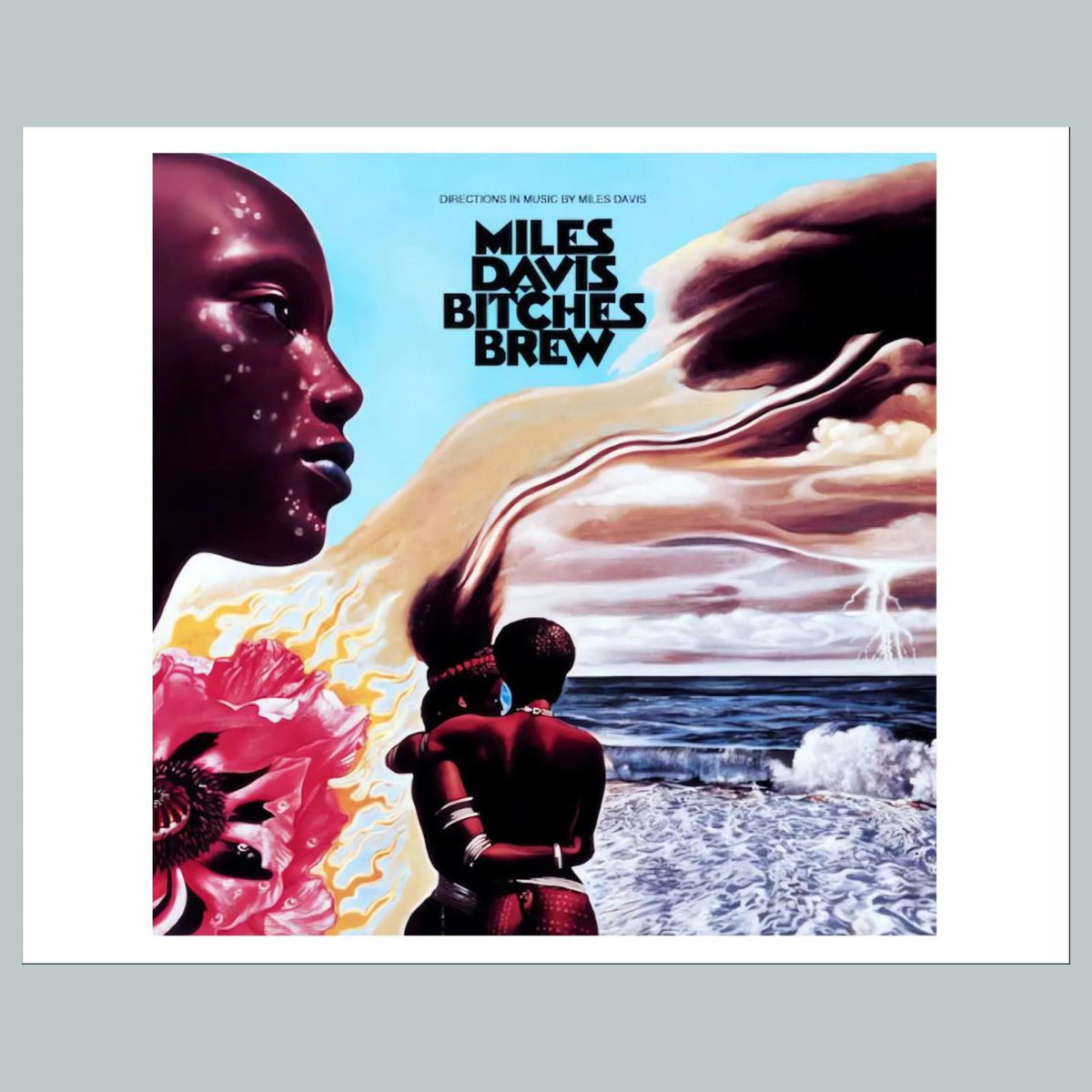 0948 P Miles Davis: Bitches Brew 1969 8x10 Glossy Photo Album Cover MS