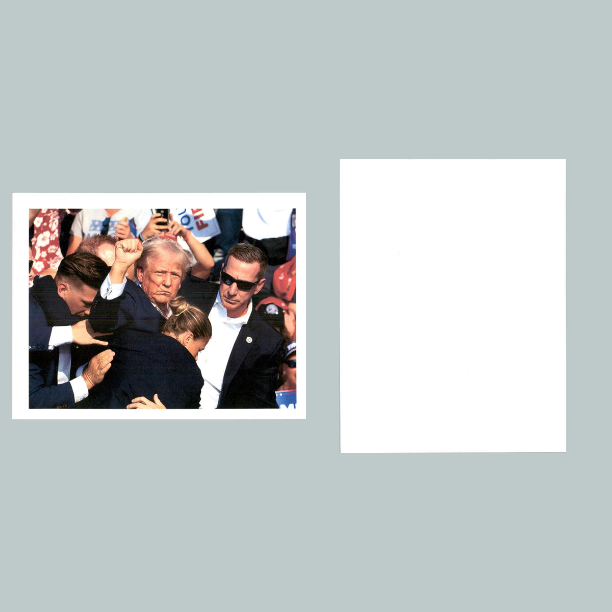 0140 P -8X10 Trump Assassination Attempt Glossy Photo Fast Shipping