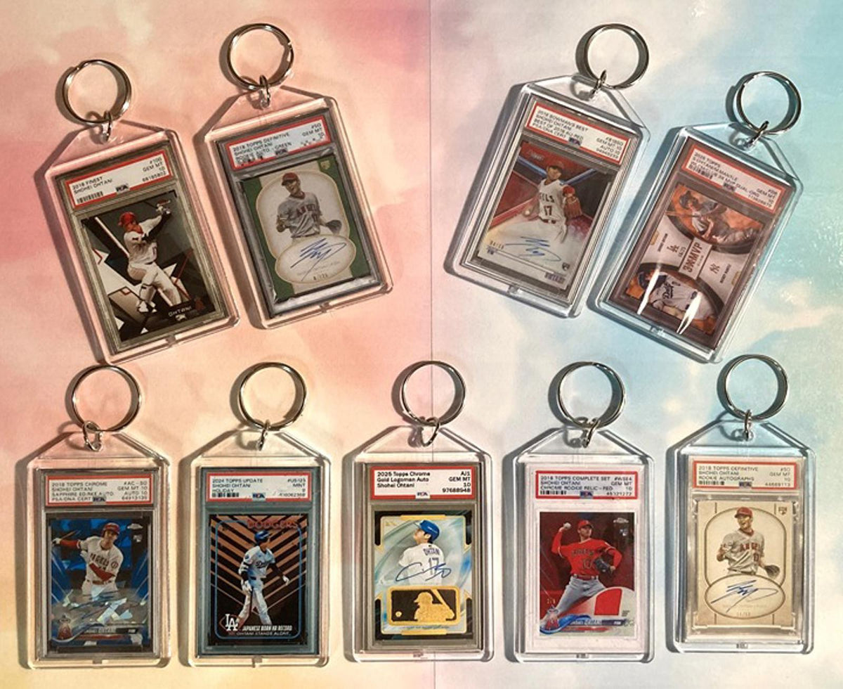 3444M Shohei Ohtani 9 Pack Mega Bundle - 9 Different Custom Novelty Keychains