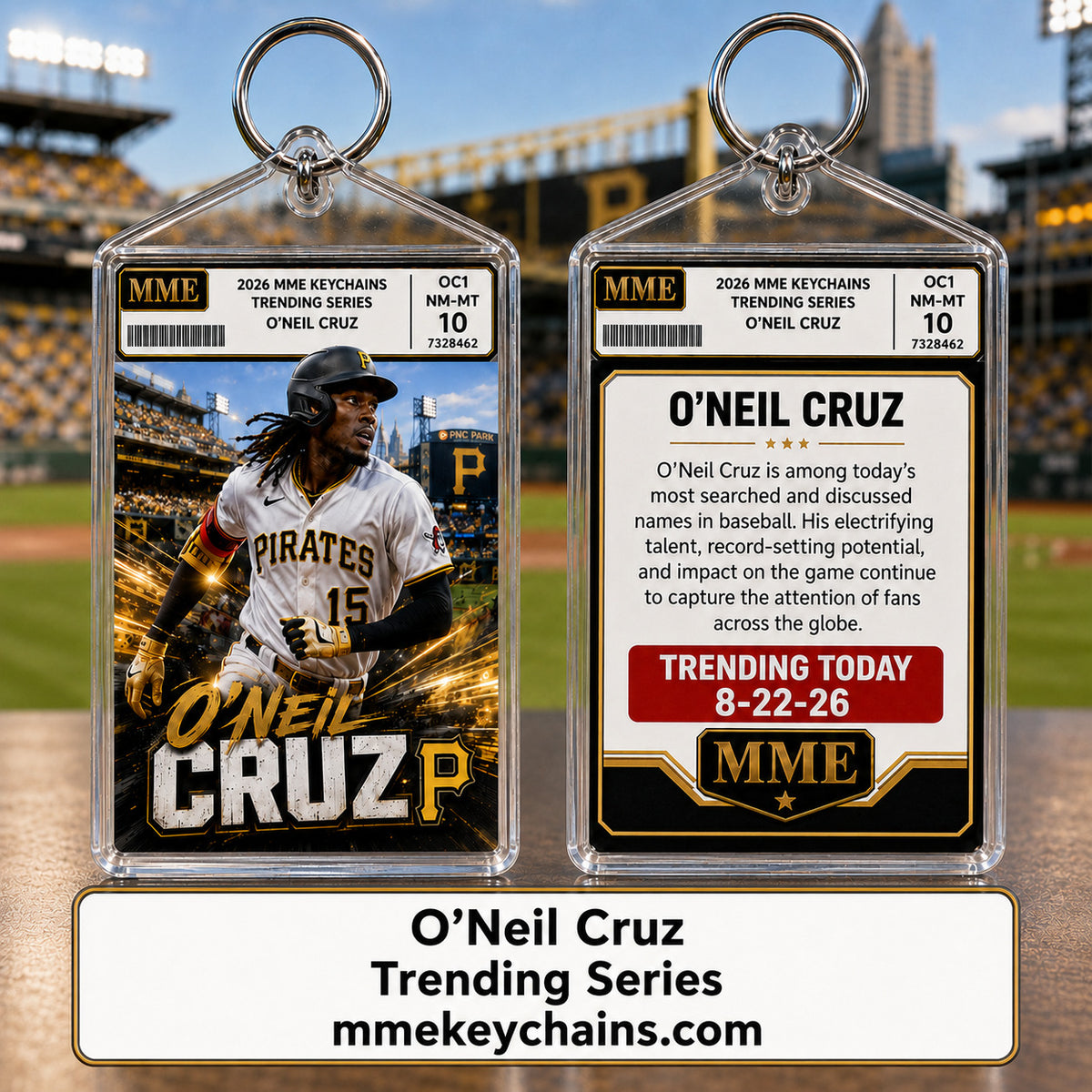 4151 O'Neil Cruz Trending Series Keychain Custom Handmade Acrylic Photo Keychain