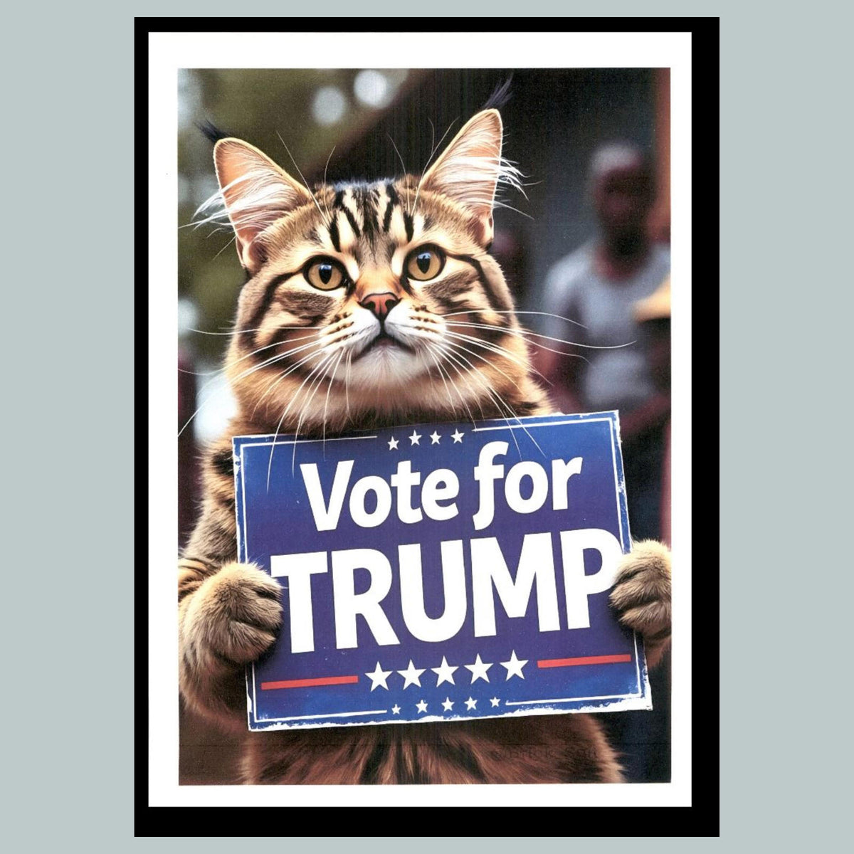 0194 P -8X10 Trump Sign-Cat Glossy Photo Fast-Secure Shipping MS