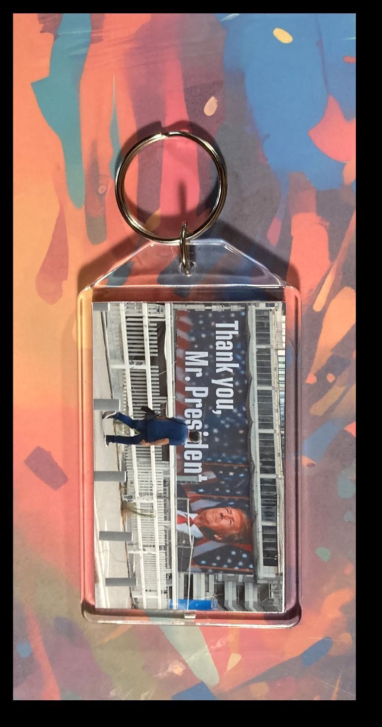 3353 Trump The Real Mr Big Balls Custom Hand Made Keychain-Makes A Great Gift