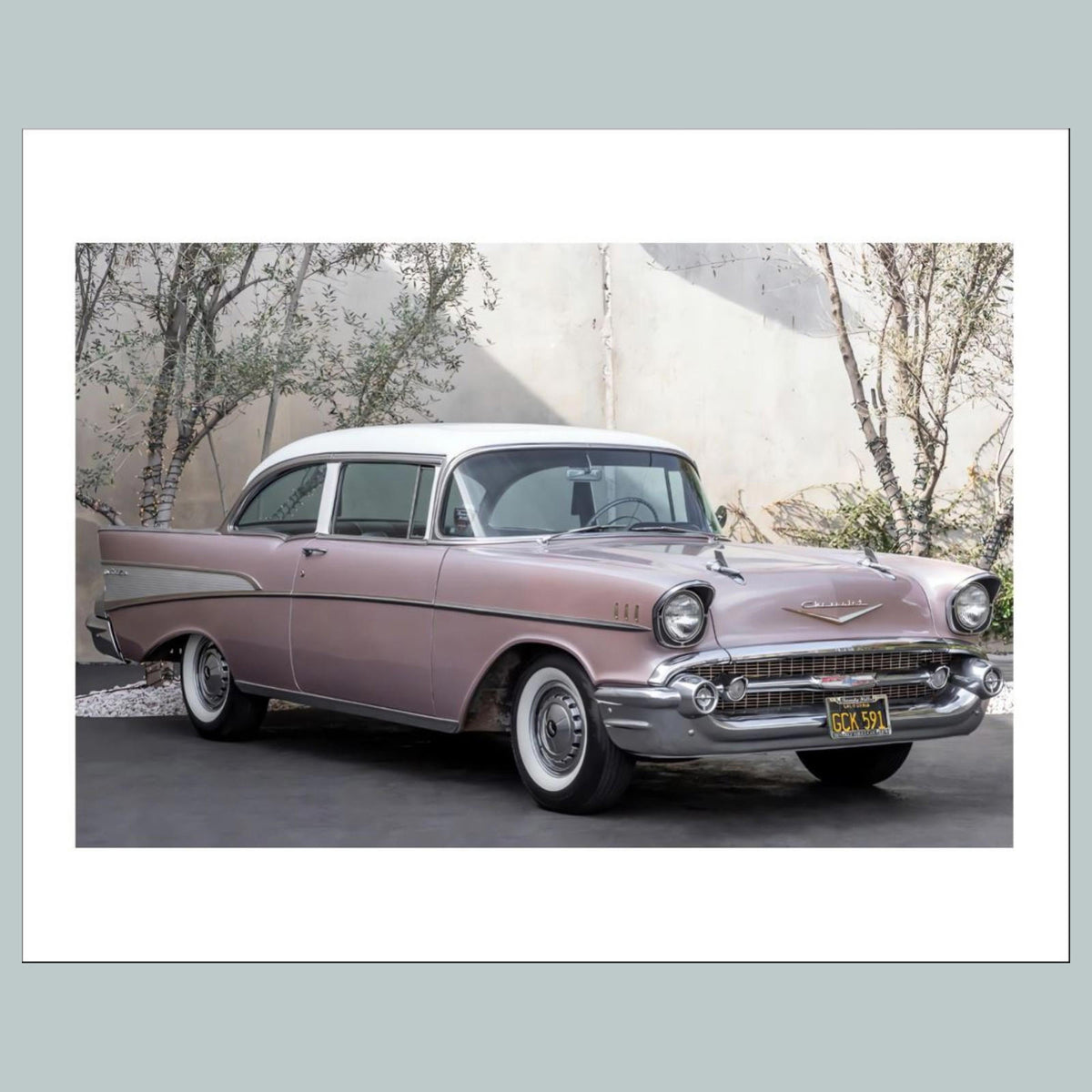 1264 1957 Chevy Bel Air 8x10 Glossy Photo - Fast-Secure Shipping