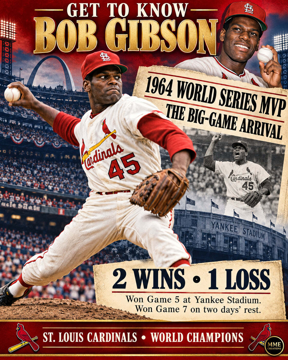 1964 World Series MVP 8x10 Print