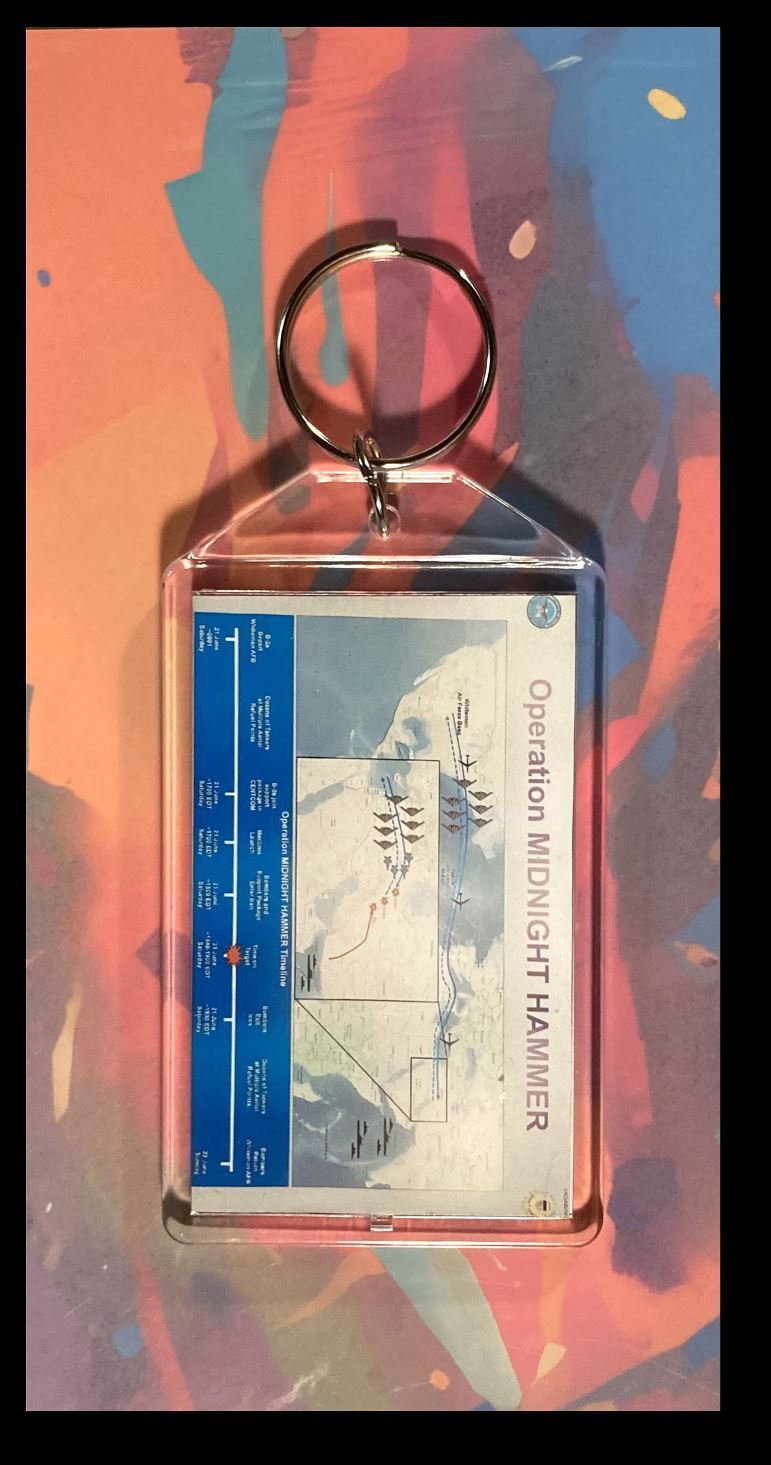 3348 Trump The Plans Set In Motion Custom Hand Made Keychain-Makes A Great Gift